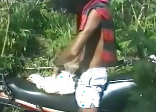 Amateur dude is caught pounding chicken by hidden camera
